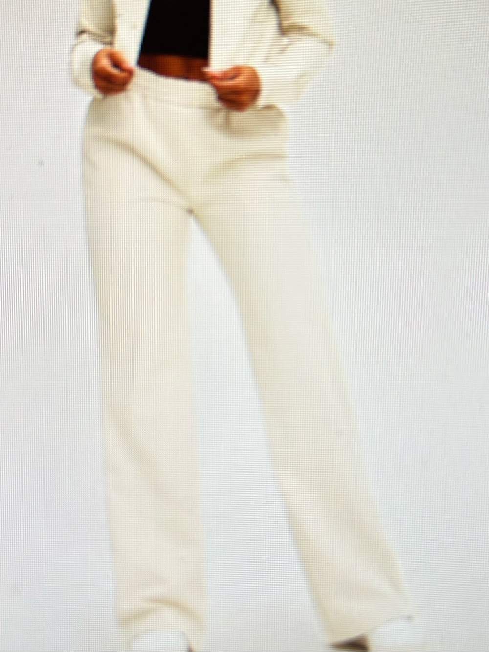 Elle Grey Bone Side Snap  Wide-Leg Pants. Size S. NWTGS